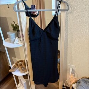 Elegant Black Slip Dress